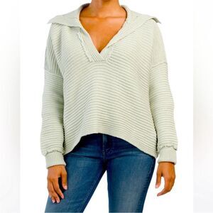 Free People Marlie Pullover (Mint Green)